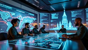 Cyberwar: i Nancy placerar en uppslukande simulering artificiell intelligens i centrum för försvarsstrategier mot nya hot