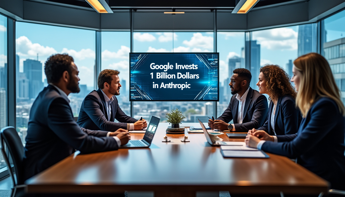 découvrez comment google renforce sa position dans le domaine de l'intelligence artificielle en investissant 1 milliard de dollars dans anthropic, un concurrent d'openai. explorez les implications de cet investissement stratégique sur l'avenir de l'ia.