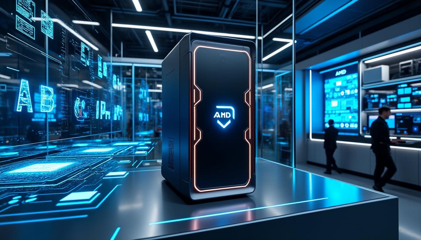 AMD Unveils Its New Server Dedicated To Artificial Intelligence While amd-unveils-its-new-server-dedicated-to-artificial-intelligence-while