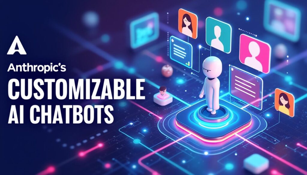 découvrez la dernière innovation d'anthropic : des chatbots personnalisables, conçus pour s'adapter à vos besoins spécifiques. offrant une expérience utilisateur unique, ces outils d'intelligence artificielle rendent la communication plus fluide et efficace. ne manquez pas cette avancée révolutionnaire en ia qui met la personnalisation à votre portée.