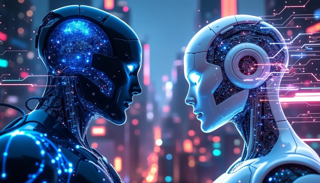 découvrez comment deepseek et chatgpt rivalisent pour redéfinir l'avenir des intelligences artificielles. explorez les enjeux de cet affrontement technologique qui transforme le paysage concurrentiel et façonne notre interaction avec les machines.