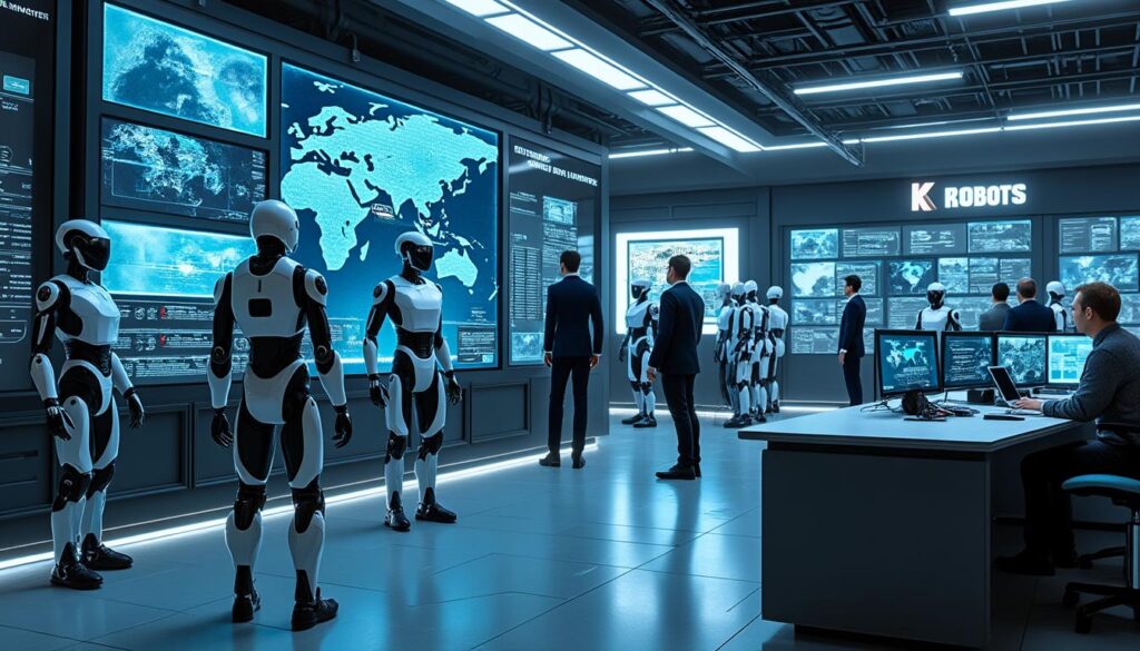 découvrez k robots, l'agence américaine innovante où les agents intelligents artificiels dépassent en nombre les humains. plongez dans un univers où technologie et créativité se rencontrent pour redéfinir le futur des services.