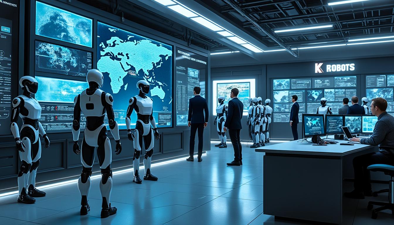 découvrez k robots, l'agence américaine innovante où les agents intelligents artificiels dépassent en nombre les humains. plongez dans un univers où technologie et créativité se rencontrent pour redéfinir le futur des services.