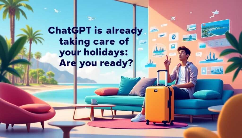 découvrez comment chatgpt peut planifier vos vacances de rêve en toute simplicité. êtes-vous prêts à profiter de conseils personnalisés et d'astuces pratiques pour un séjour inoubliable ? explorez la manière dont l'intelligence artificielle peut transformer votre expérience de voyage.
