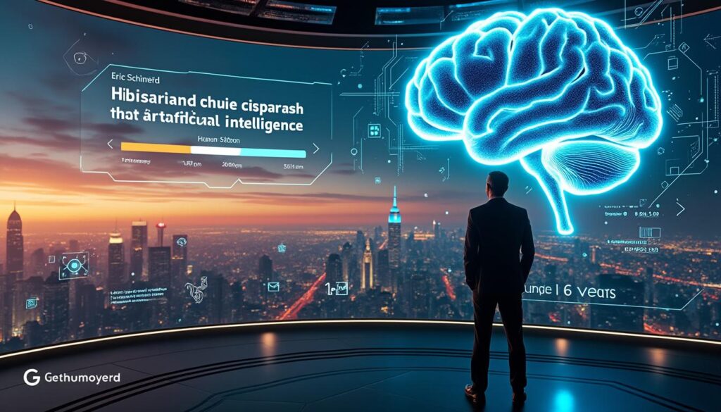 eric schmidt, ancien pdg de google, prédit que d'ici six ans, l'intelligence artificielle pourrait dépasser l'intelligence humaine. découvrez les implications de cette avancée technologique et ce que cela signifie pour notre avenir dans un monde de plus en plus dominé par l'ia.