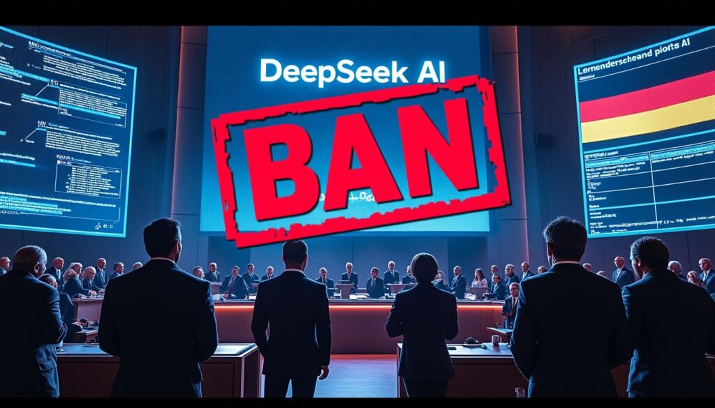 découvrez comment l'allemagne a pris la décision d'interdire l'application d'intelligence artificielle deepseek, examinant les implications de cette mesure sur la technologie et la vie privée. un regard approfondi sur les raisons derrière cette interdiction et son impact potentiel sur l'avenir de l'ia en europe.